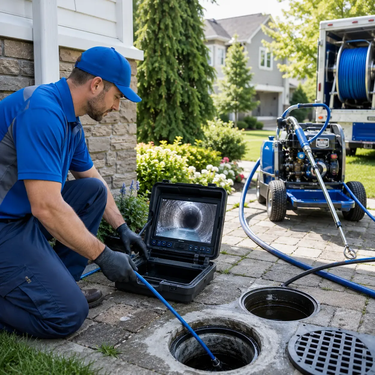 Outdoor drain cleaning professionals serving Bloomington, NY